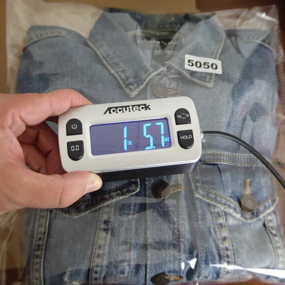 Lucky Brand Jacket Womens SZ S Denim Jean Tomboy Trucker Distressed Classic - Picture 13 of 13